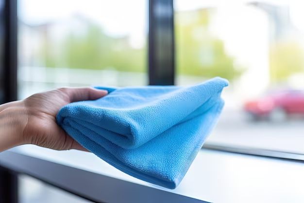 What is the best cloth to clean a bathroom