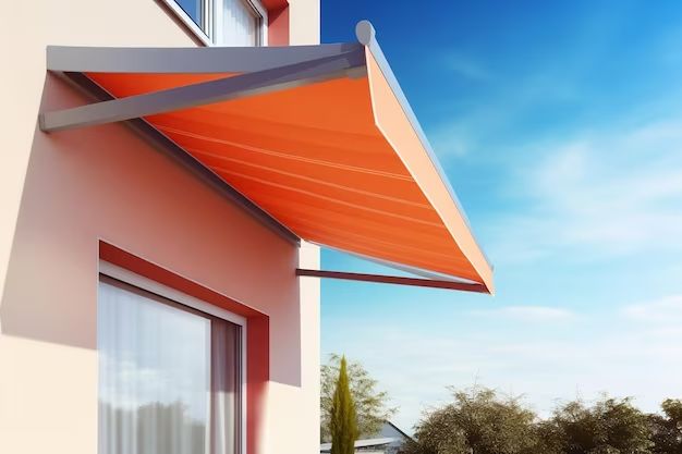 How do you install an awning over a door