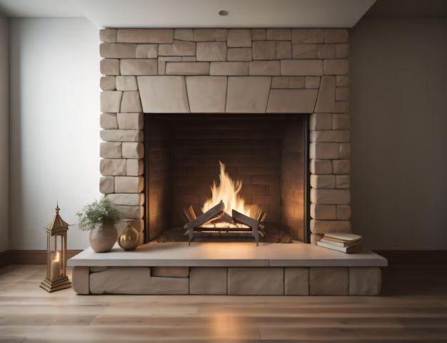 How do I make my gas fireplace less drafty