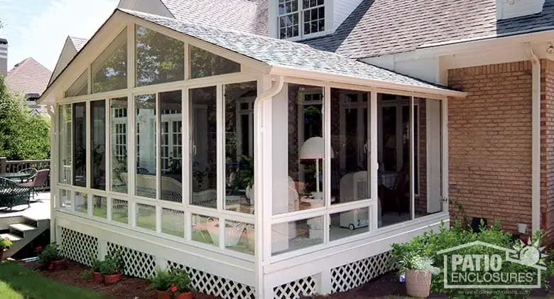 How to enclose a porch cheaply