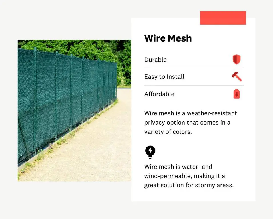 What is the cheapest way to add privacy to a chain link fence