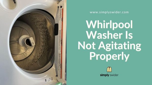 Why is my Whirlpool washer not agitating in the wash cycle?