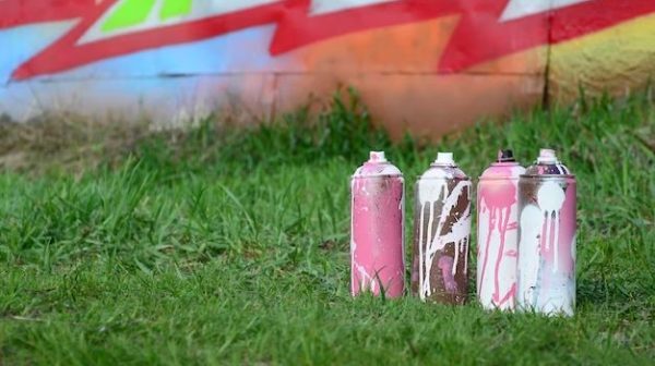 How long does spray paint last on grass?