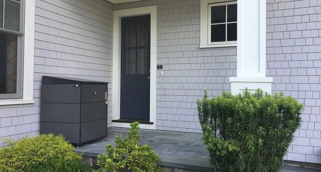 How do you hide packages on your front porch