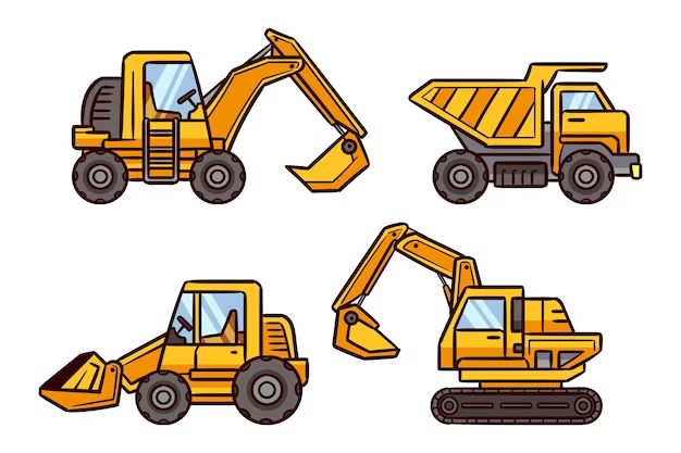 What are construction vehicles called