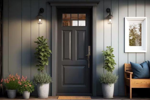 Is dark grey a good color for a front door