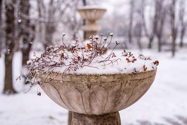 How do you cover potted plants for winter