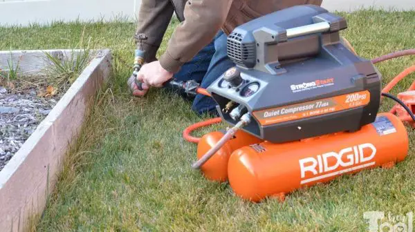 Can I use my air compressor to blow out my sprinklers?