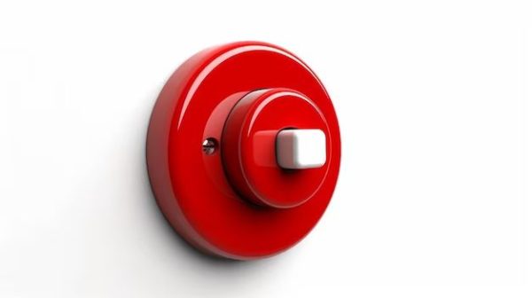 What is the gas burner emergency switch?