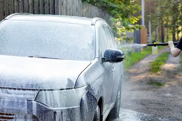 What kind of soap do you use in a pressure washer for a car