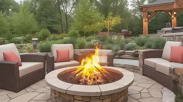 How to arrange patio furniture around a fire pit? - The Life Elevation