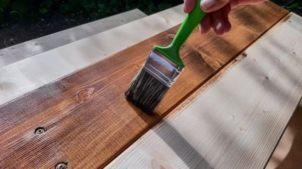 What removes paint from wood floors?