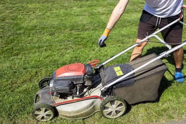 How can I start my lawn mower