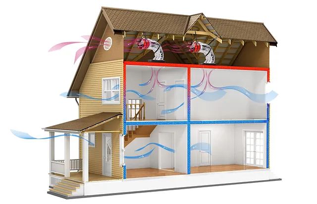 How many windows should you open with a whole house fan