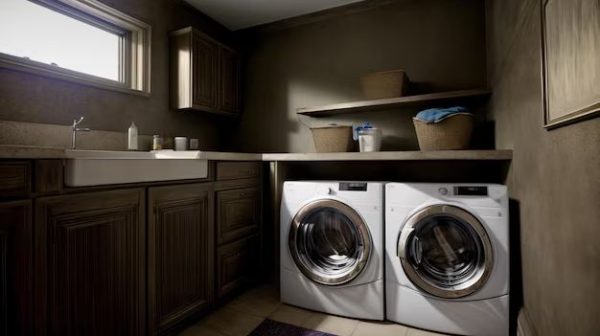 How do you fit a washer and dryer in a small space?