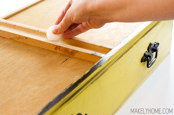 How do you lubricate wood drawer slides