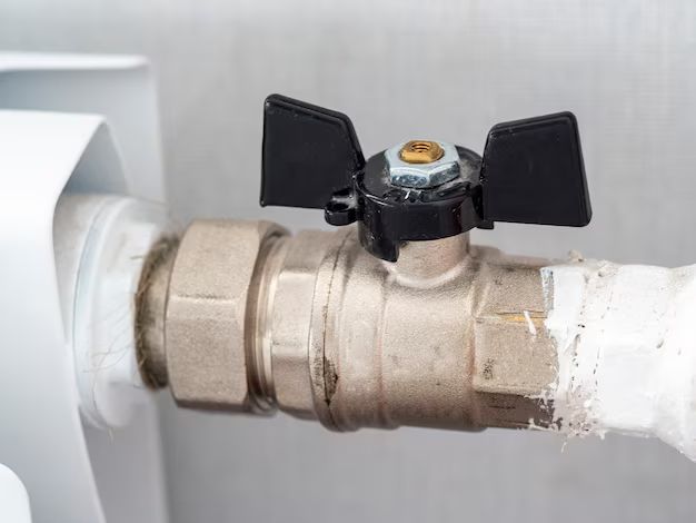 What is the hot water regulation valve