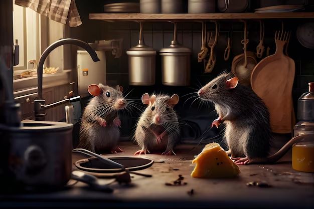 What causes mice in the kitchen