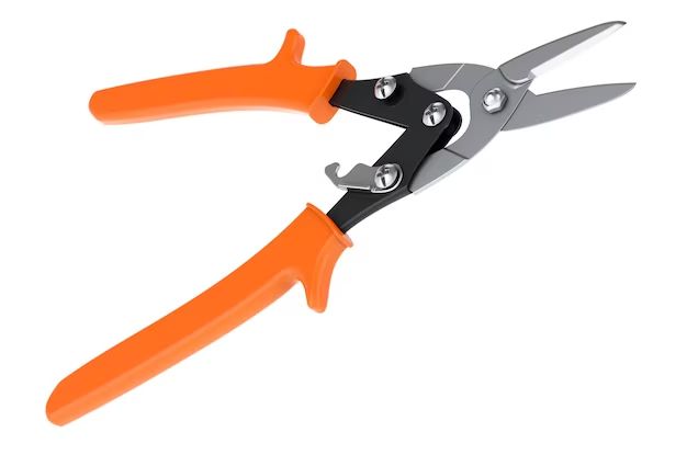 What snips are used to cut metal