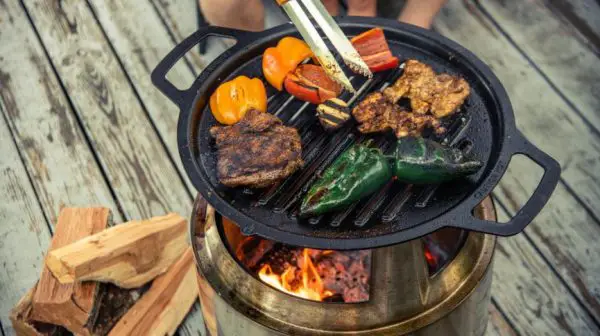 Can you put a grill on a Solo Stove?