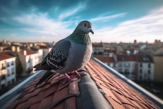 How do I keep birds from sitting on the edge of my roof