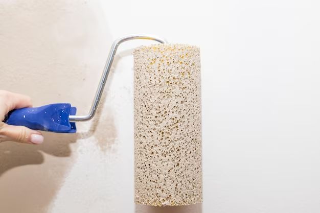 What is a textured paint roller used for