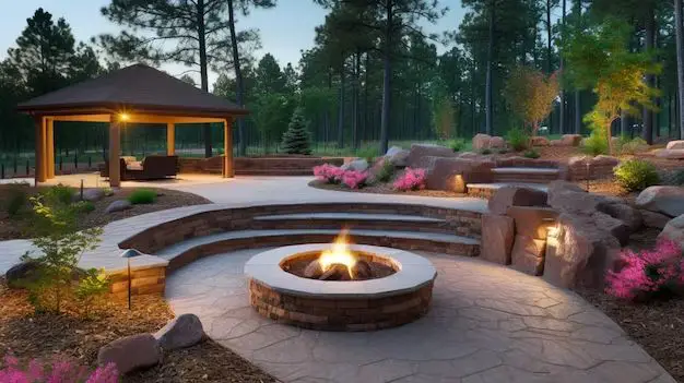 Can I put a fire pit in a gazebo