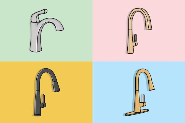 What are the different types of utility sink faucets