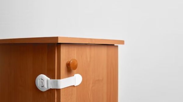 How do you childproof cabinets and drawers?