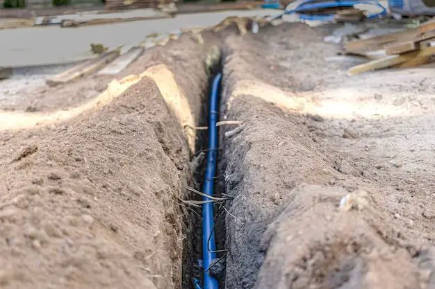 Can I dig my own trench for electrical wire