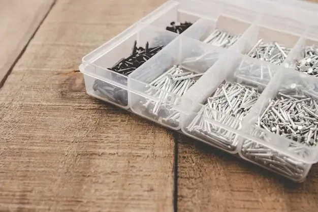 What is the best way to organize nails and screws