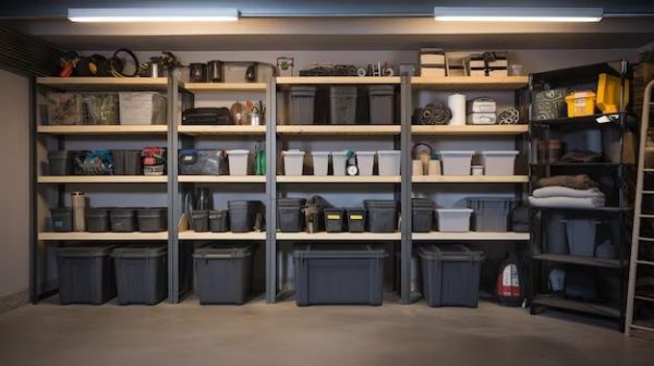 How do I organize my sports equipment in my garage?