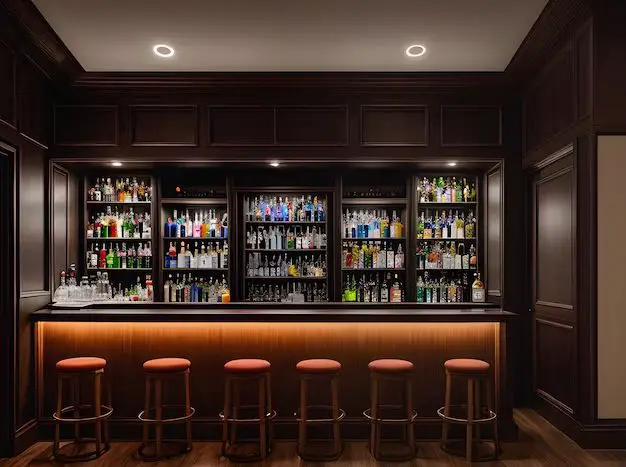 What is a good size for a basement bar