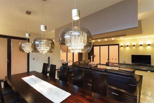 How many pendant lights over a dining table