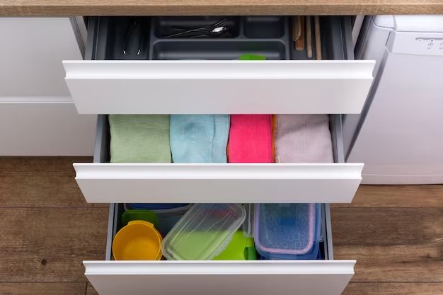 How do you organize deep narrow drawers