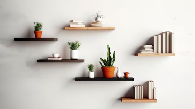 What are in wall shelves called