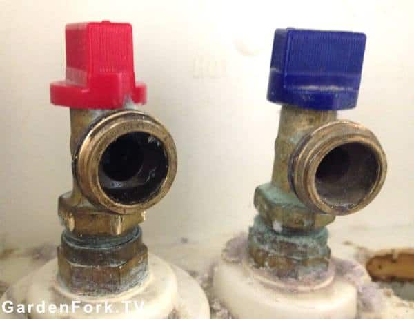 How do you fix a leaky washer shut off valve