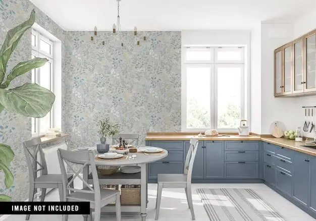 Can you put wallpaper inside kitchen cabinets