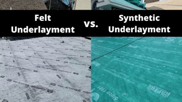 Which is better felt or synthetic underlayment?