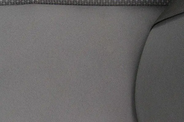 How do you fix a burn hole in a fabric car seat