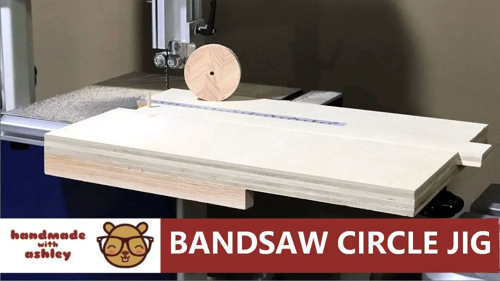 How do you make a jig to cut circles on a bandsaw