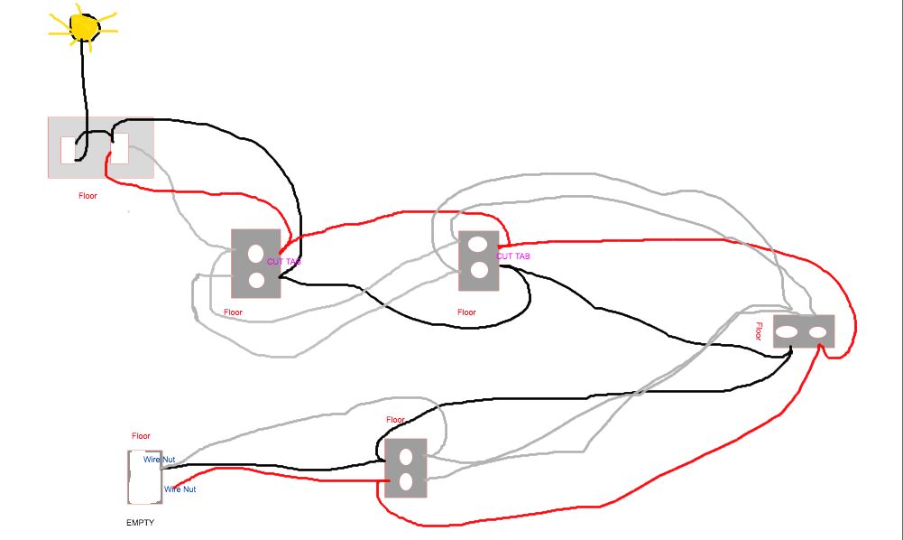 Can I run an outlet from a three-way switch