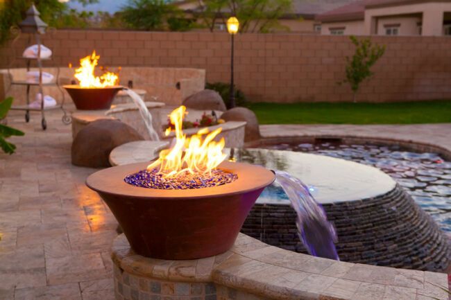 Is it safe to have a fire pit under a covered patio