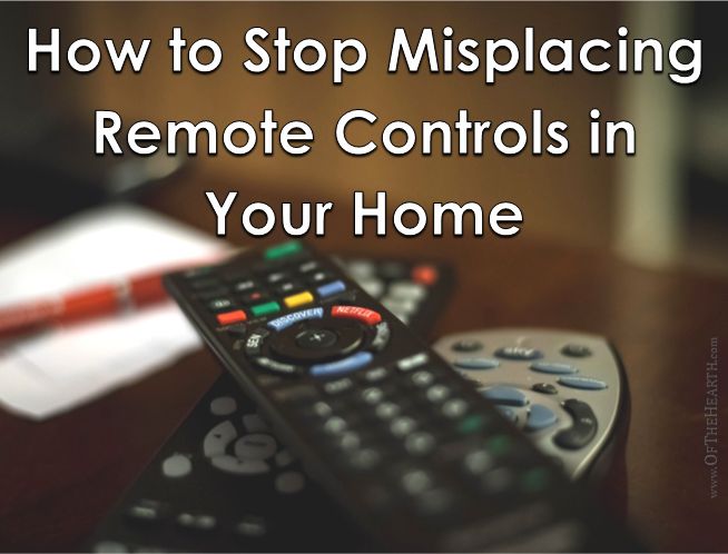 How do I stop losing my TV remote