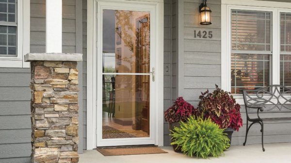 How do you fix a storm door hinge?