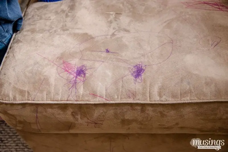 How do you get permanent marker off a microfiber couch