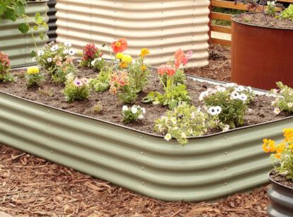 Is galvanized steel OK for raised garden beds