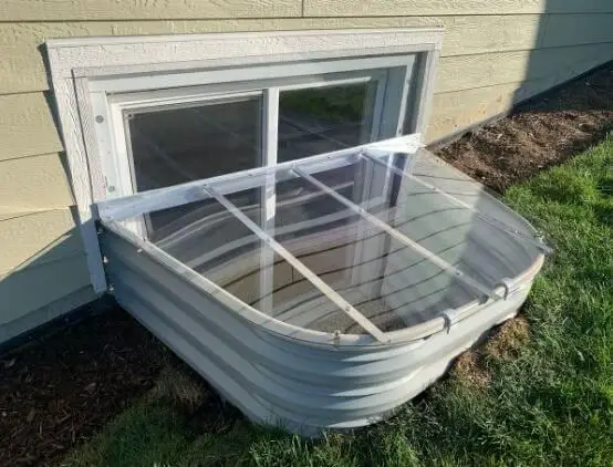 Can I use plexiglass for a window well cover