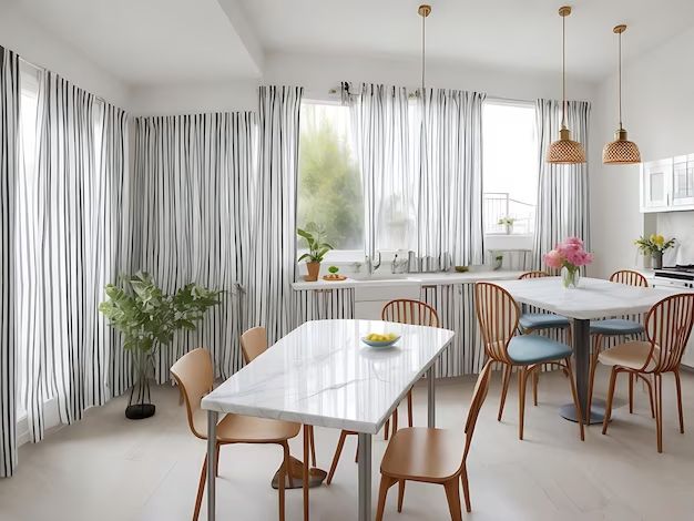 Which Colour curtain is best for dining room