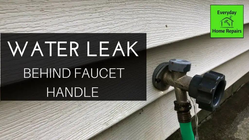 How do you fix an outdoor anti-siphon faucet